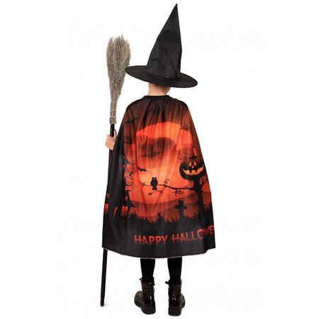 Happy Halloween Cape Kind met Hoed