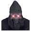 Gezichtsmasker Met Kap En Lichtgevende Rode Ogen