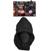 Gezichtsmasker Met Kap En Lichtgevende Rode Ogen