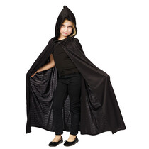 Zwarte Cape Kind met Capuchon