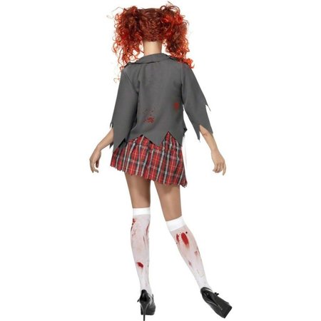 Zombie Schoolmeisje kostuum