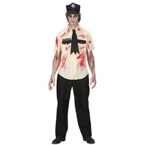 Zombie politieman kostuum