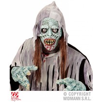 Masker besmette zombie met haar