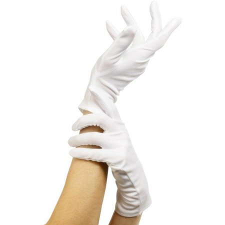 Handschoenen wit kort