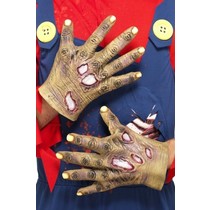 Rottende Zombie latex handen