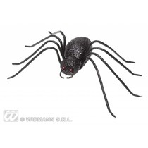 Glitter spin zwart 14,5cm