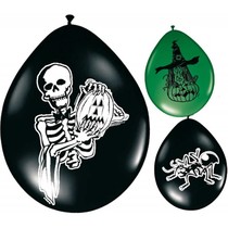 Halloween ballonnen 30cm 8 stuks
