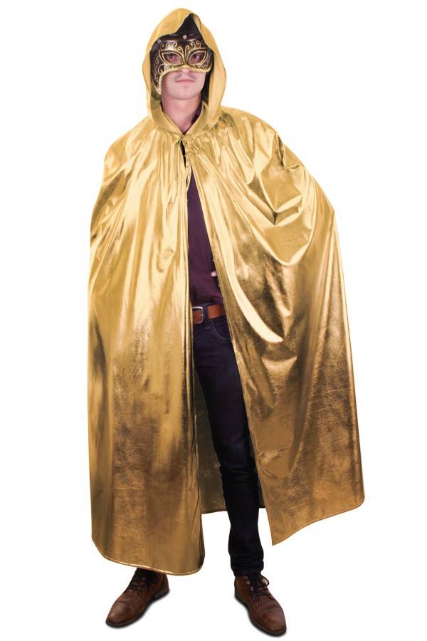 Onderdrukking binnen breedtegraad Gouden cape met capuchon | Halloweenkleding.net