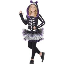 Skelly Cat Halloween kostuum kind