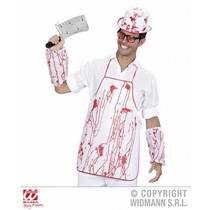 Bloederige slager outfit