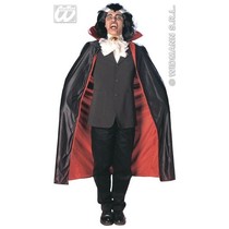 Luxe cape met kraag 135 cm