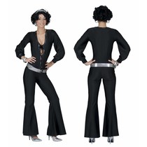 Sexy Disco Jumpsuit zwart