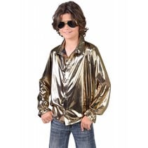 Disco blouse goud kind