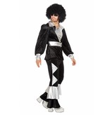 Disco kostuum zwart Abba