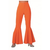 Hippiebroek bi-stretch oranje