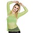 Visnet shirt neon groen