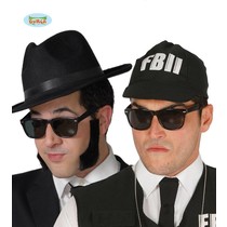 Bril zwart Blues Brothers