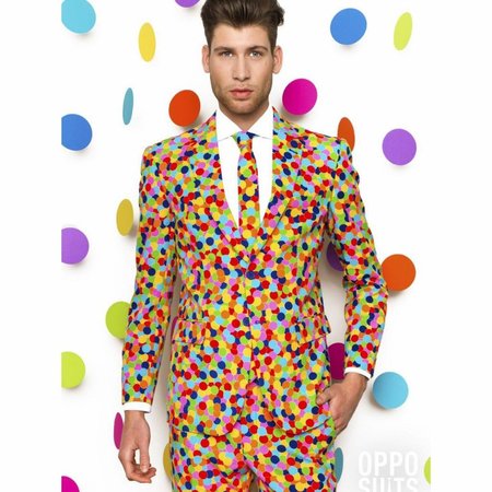 Confetti maatpak Opposuits heren