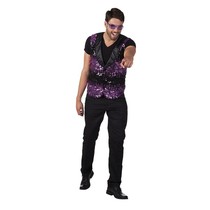 Disco gilet pailletten
