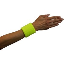 Polsband neon geel