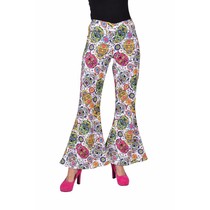 Hippie Broek Mexican Skull dames