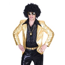 Disco colbert goud man
