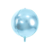 Folie Ballon Bal Metallic Sky Blue 40cm