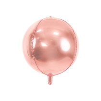 Folie Ballon Bal Metallic Rose Goud 40cm