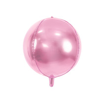 Folie Ballon Bal Metallic Lichtroze 40cm