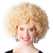 Afropruik blond