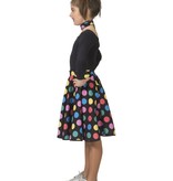 Rock 'n Roll Gestippelde Rok Meisje