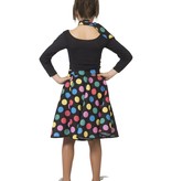 Rock 'n Roll Gestippelde Rok Meisje