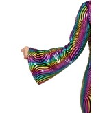 Disco Jumpsuit Rainbow Met Hoofdband