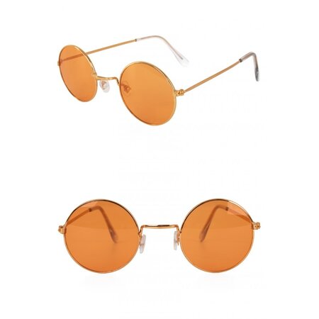 Hippie bril oranje