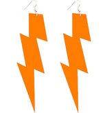 Eightees Oorbellen Flash neon oranje