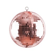 Spiegelbal Rosegoud 30cm