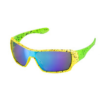Partybril 80's Geel/Groen