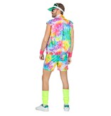 Aerobic Party Outfit Tie Dye Neon Heren