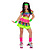 Jurk 80's Neon Tijgerprint Dames