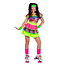 Jurk 80's Neon Tijgerprint Dames