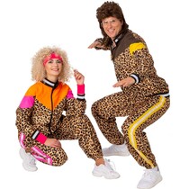 Retro Trainingspak Luipaard Heren