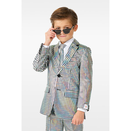 Kostuum Discoballer Holografisch Kind Opposuits