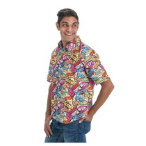 90's Blouse Cartoon gekleurde Tekstwolkjes