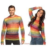 Visnet Shirt Regenboog Unisex
