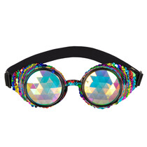 Partybril Mirage Pailletten Regenboog
