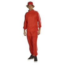 Rood Trainingspak + Hoed Anthony