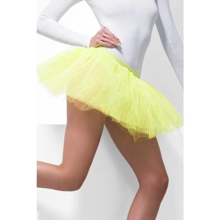 Tutu onderrok neon geel