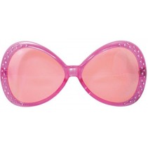 Feestbril roze Carlijne