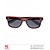 Bril tartan print rood