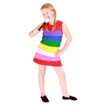 Regenboog jurkje kind